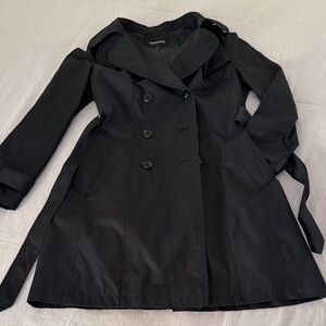 London Fog Classic Black Trench Coat
